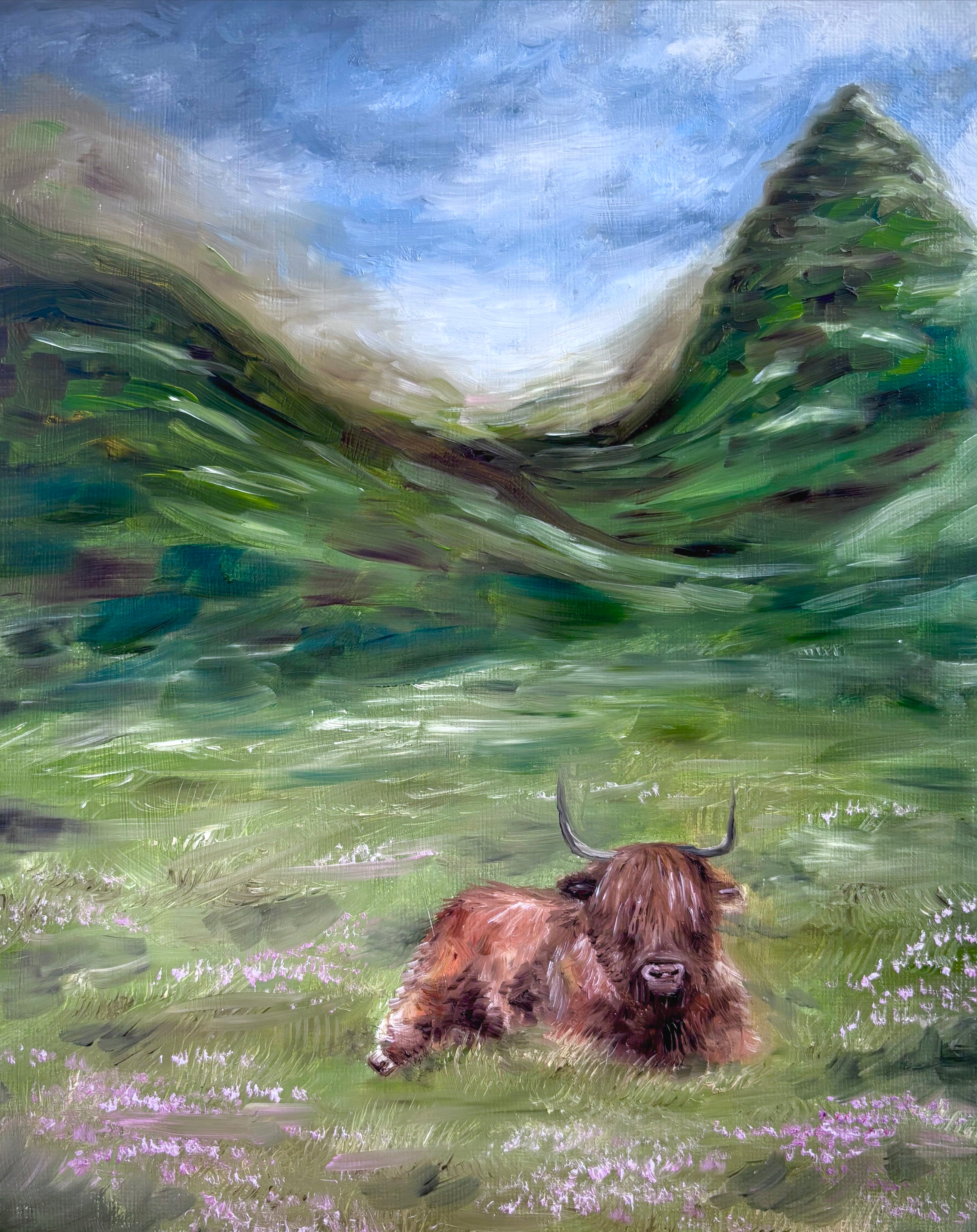 “Highland Coo” Print